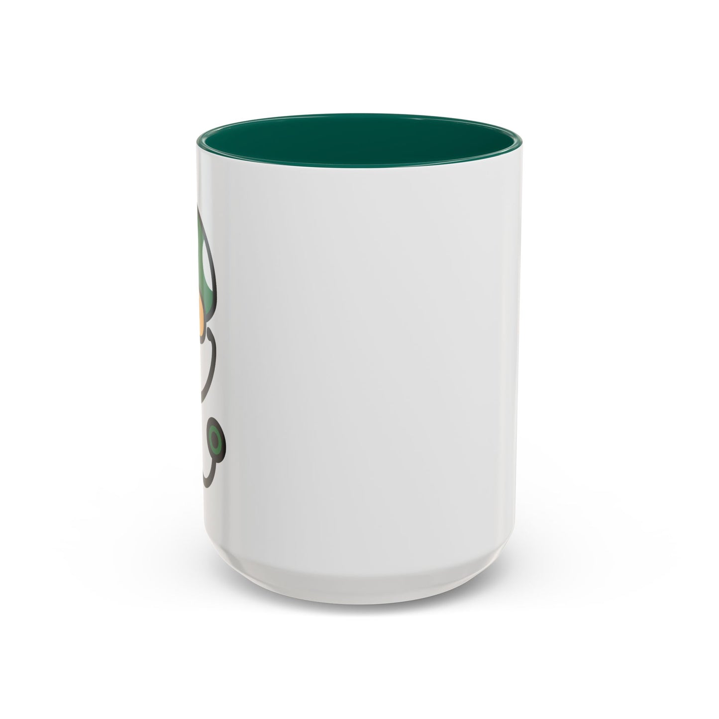 Power Up Mushroom Medical Coffee Mug - 15 oz. Green