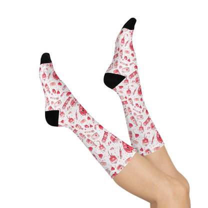 Valentine’s Day Cute Nurse Socks – Comfy Love for Every Shift