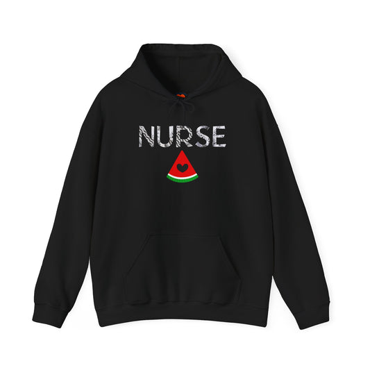 Nurse Watermelon Hoodie – Warmth with Solidarity