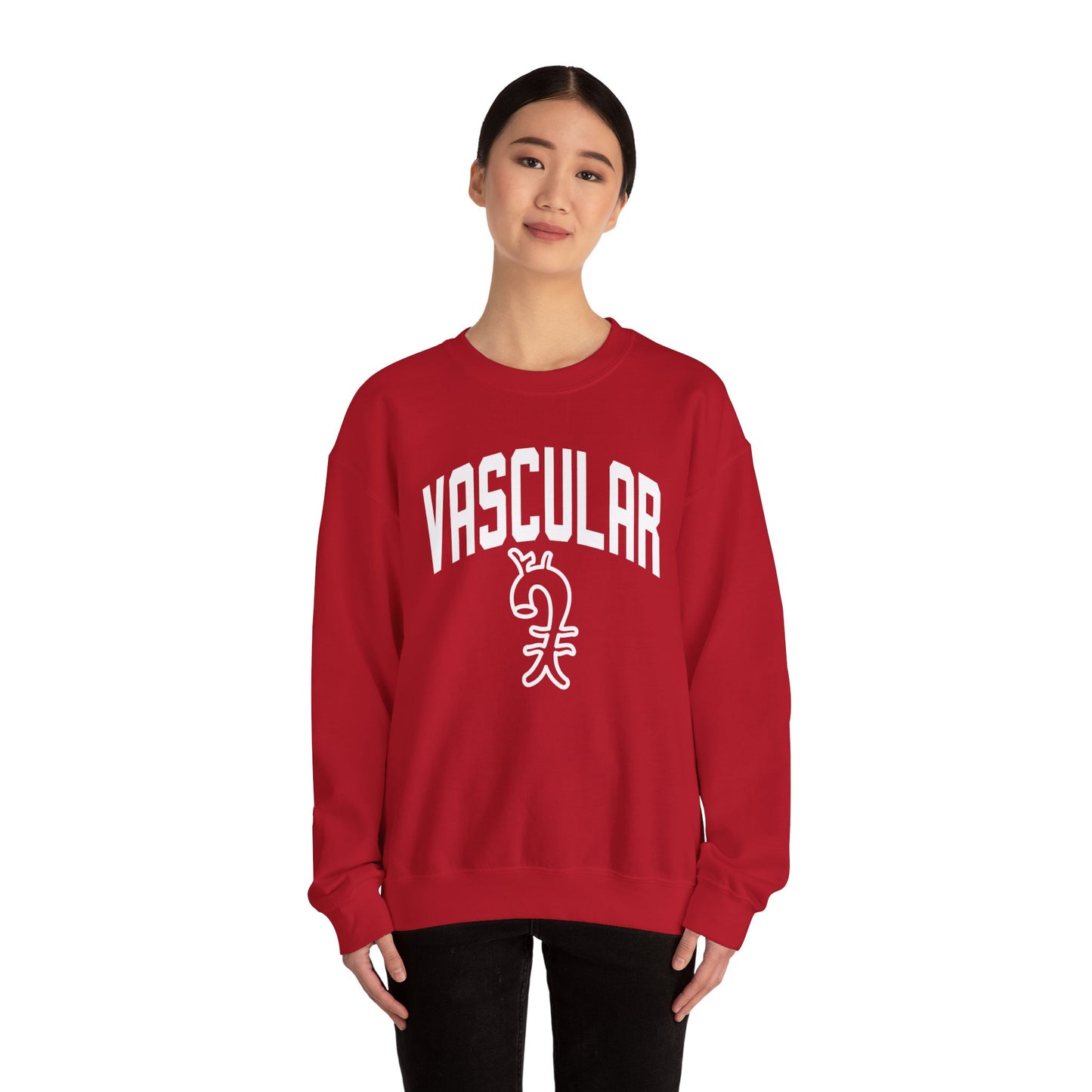 Varsity Style Vascular Surgery Medical Gift Crewneck Sweatshirt