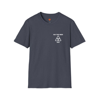 Cardiology IR Cath Lab Rad Tech Week 2025 T-Shirt-Heather Navy-Health Gear Shop