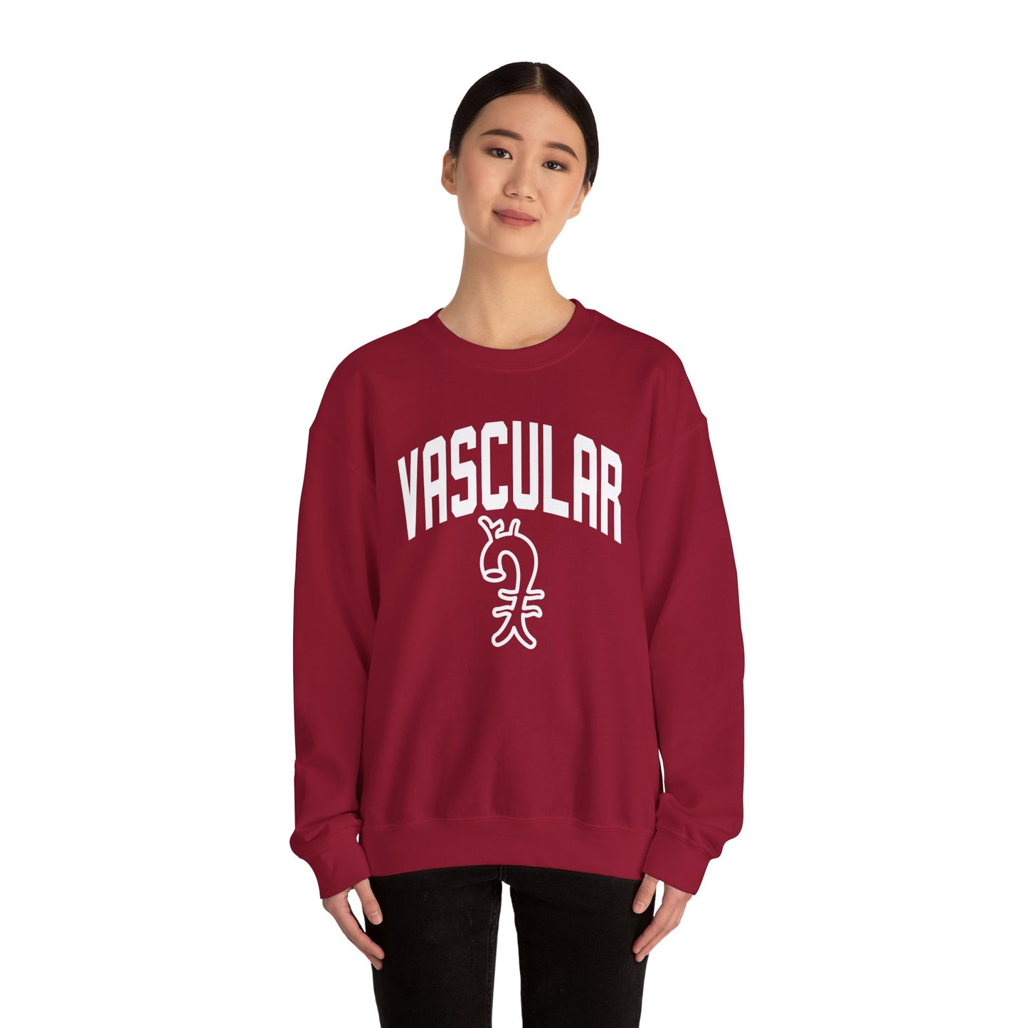 Varsity Style Vascular Surgery Medical Gift Crewneck Sweatshirt