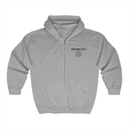 Neuro ICU Full-Zip Hoodie – For Neurocritical Care Staff