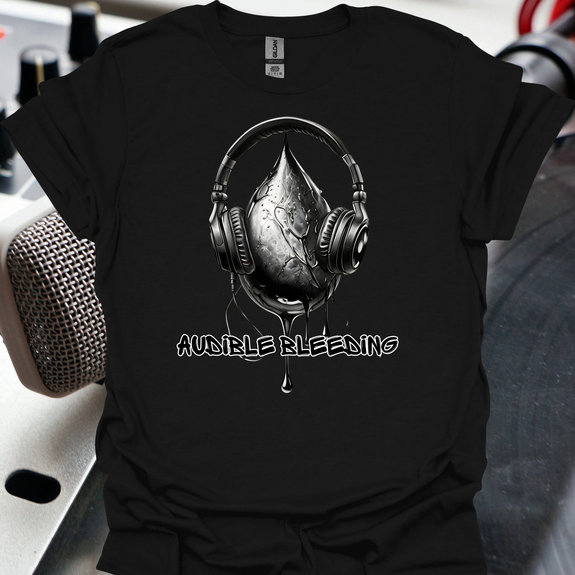 Audible Bleeding Surgery Humor T-Shirt-Black-Health Gear Shop
