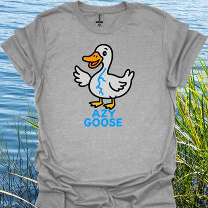Azy Goose Azygous Funny Medical Pun Humor T-Shirt