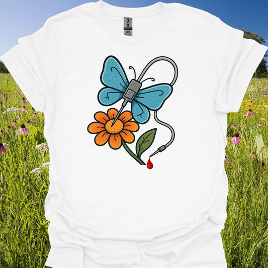 Butterfly Needle Medical T-Shirt
