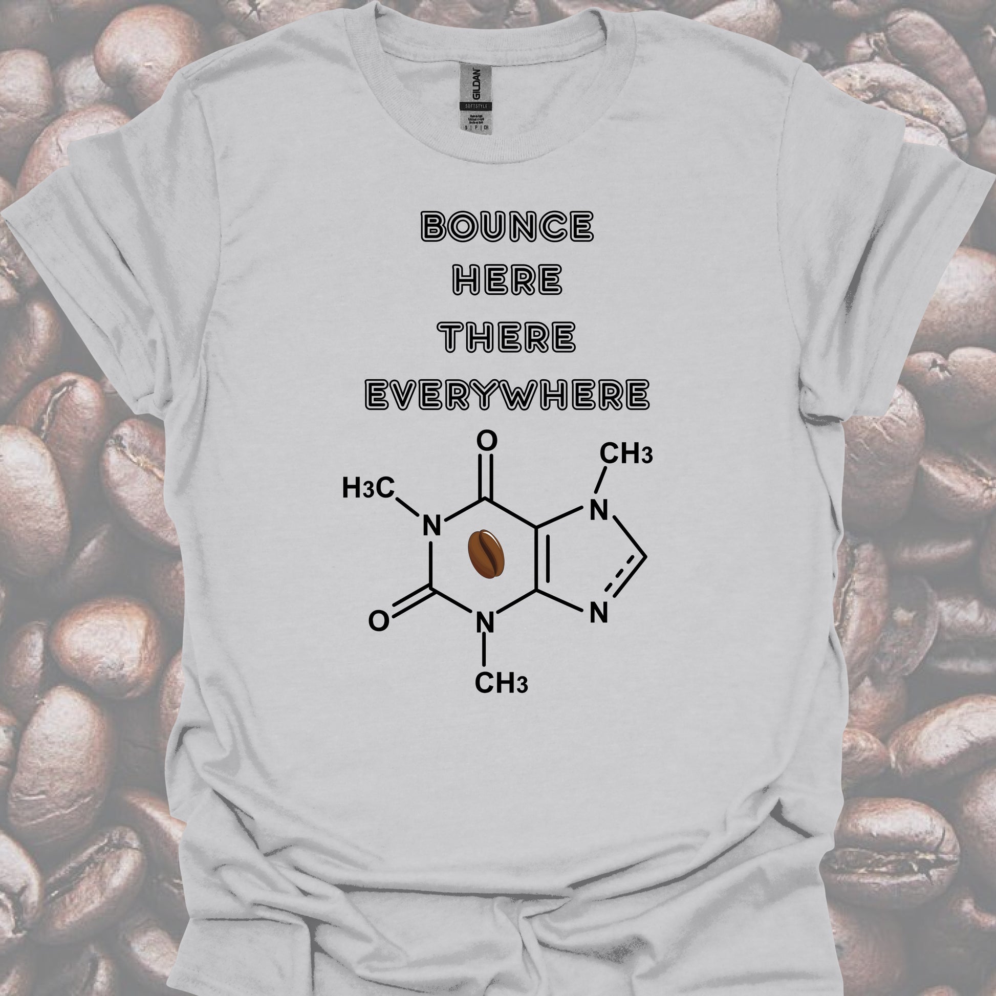Caffeine Molecule T-Shirt – For Healthcare Coffee Lovers-Health Gear Shop