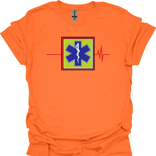 EMS (EMT & Paramedic) First Responder EKG Medical Gift T-Shirt