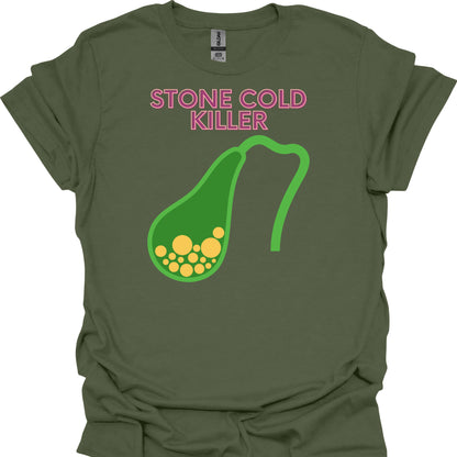 "Stone Cold Gall Bladder" Medical Humor Gift T-Shirt Style 2