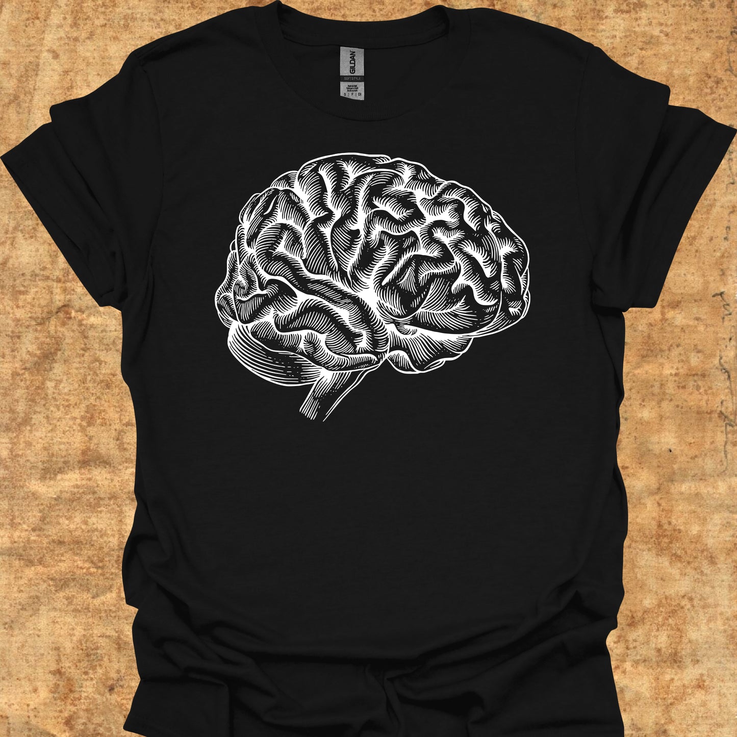 Minimalist Brain Anatomy Neurology T-Shirt for Neurologists & Neuro Care
