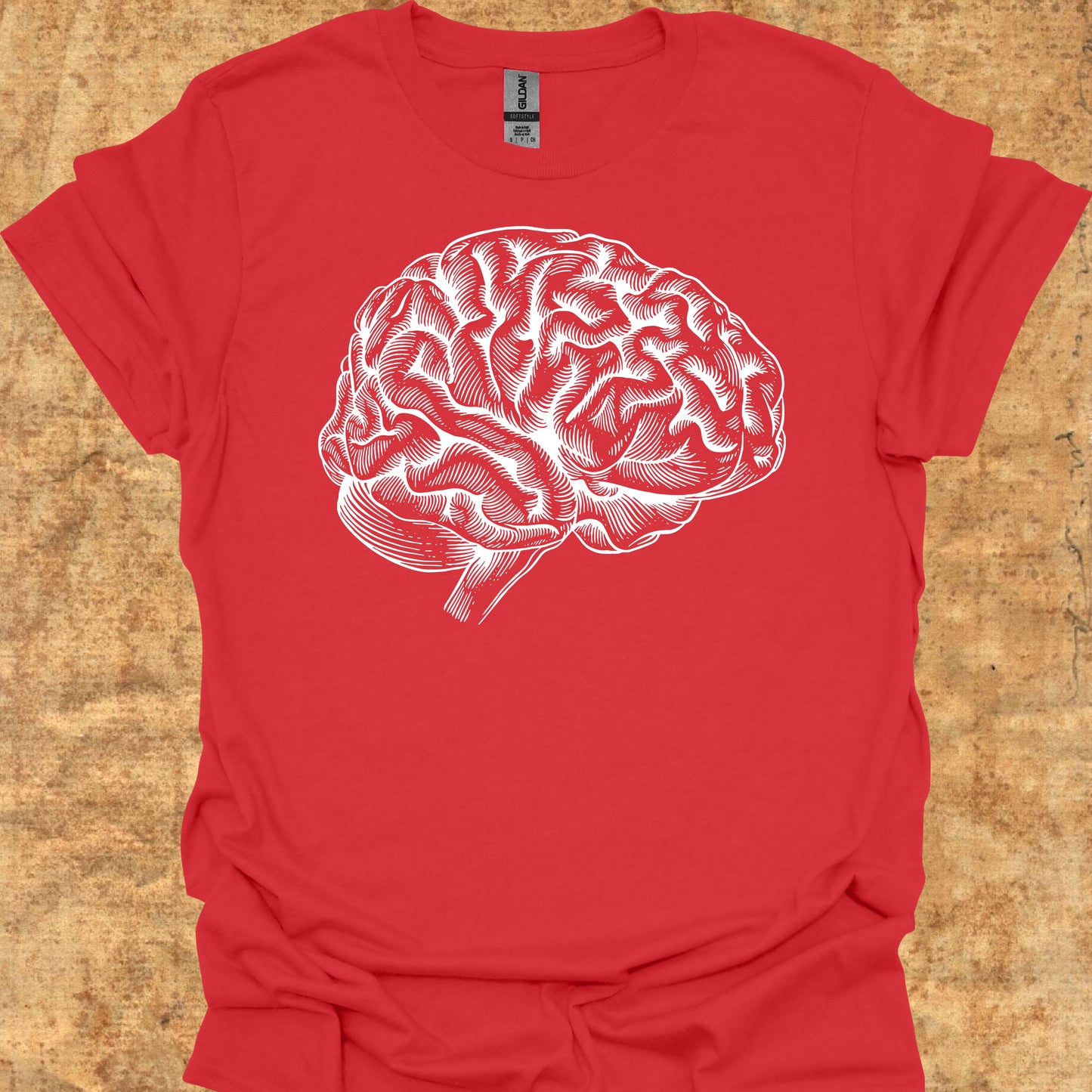 Minimalist Brain Anatomy Neurology T-Shirt for Neurologists & Neuro Care