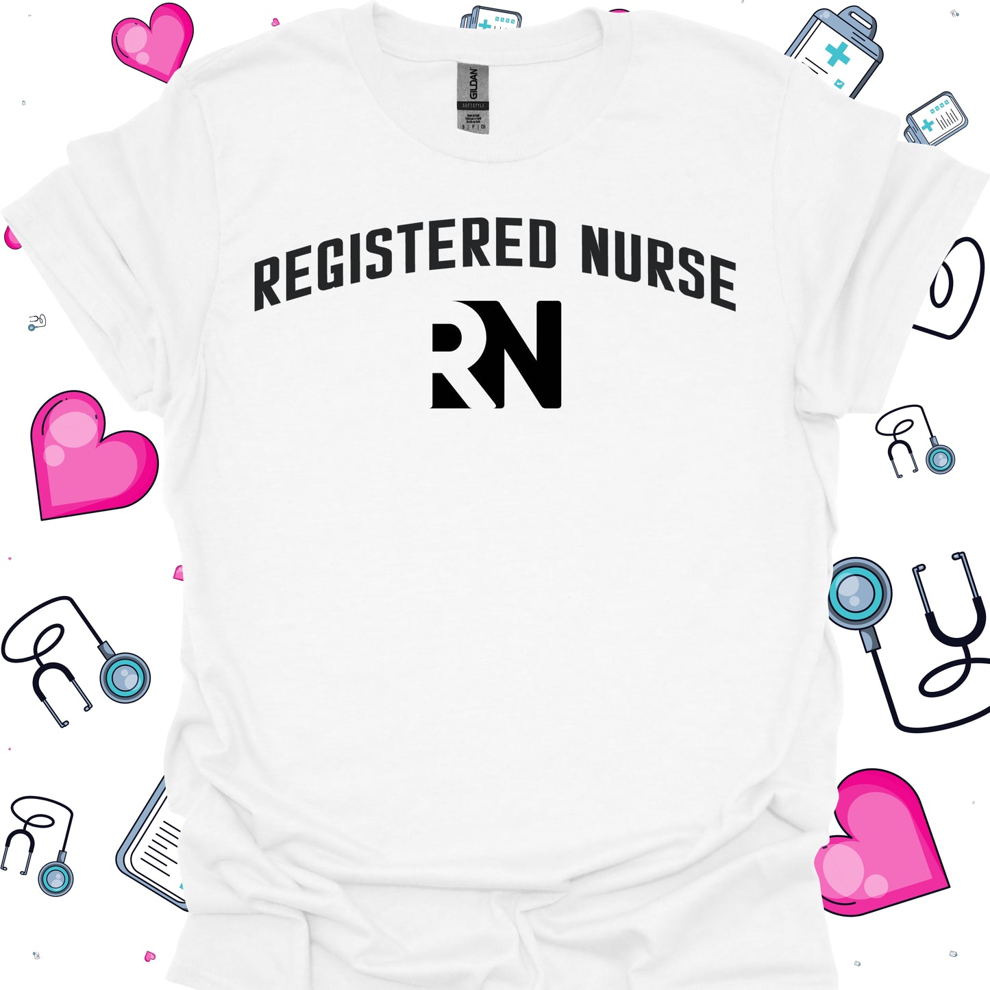 Registered Nurse T-Shirt – Comfortable RN Apparel for Healthcare Heroes-S-Health Gear Shop
