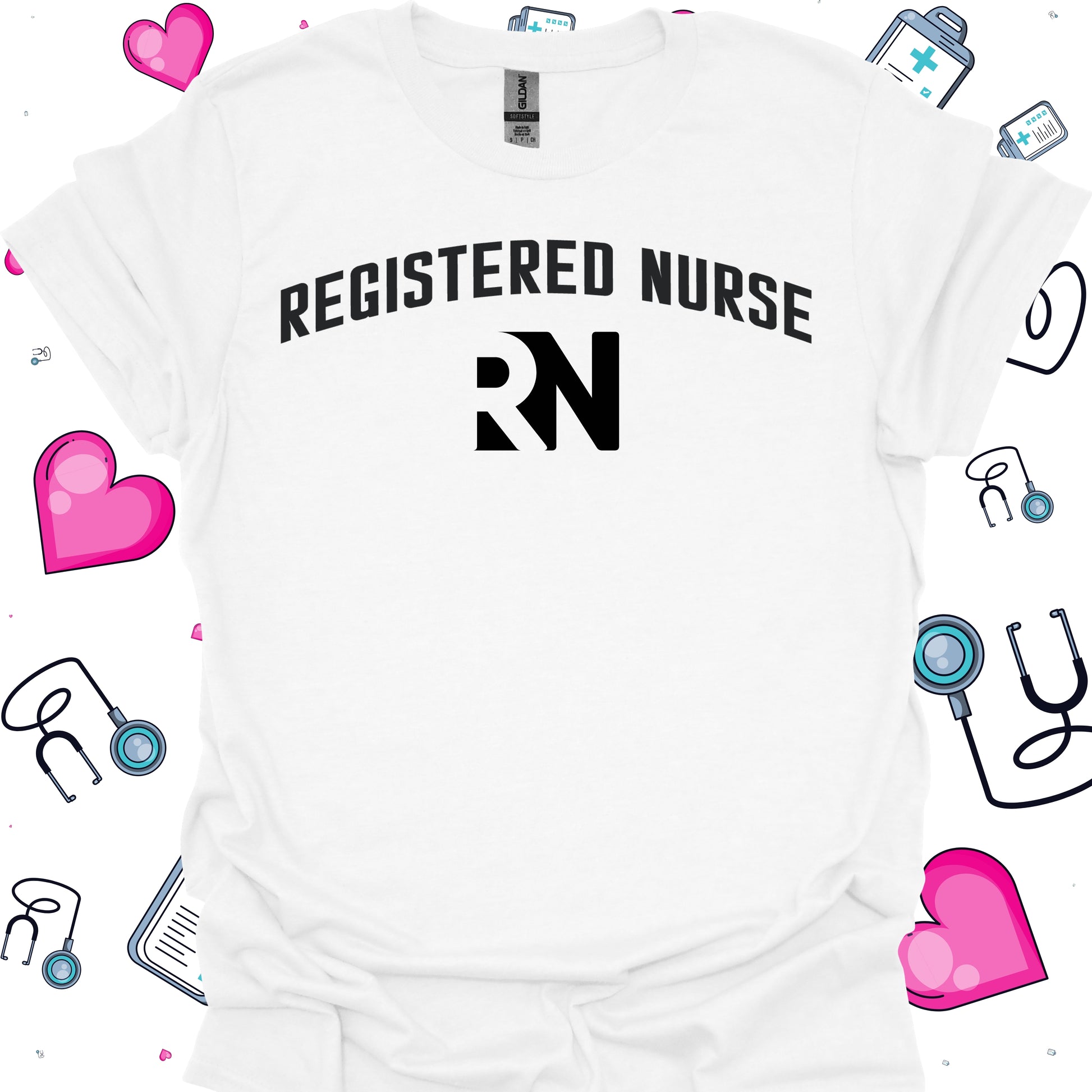 Registered Nurse T-Shirt – Comfortable RN Apparel for Healthcare Heroes-S-Health Gear Shop