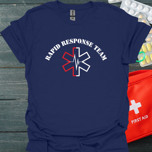 Rapid Response Team Save Lives T-Shirt – EKG & EMS Edition