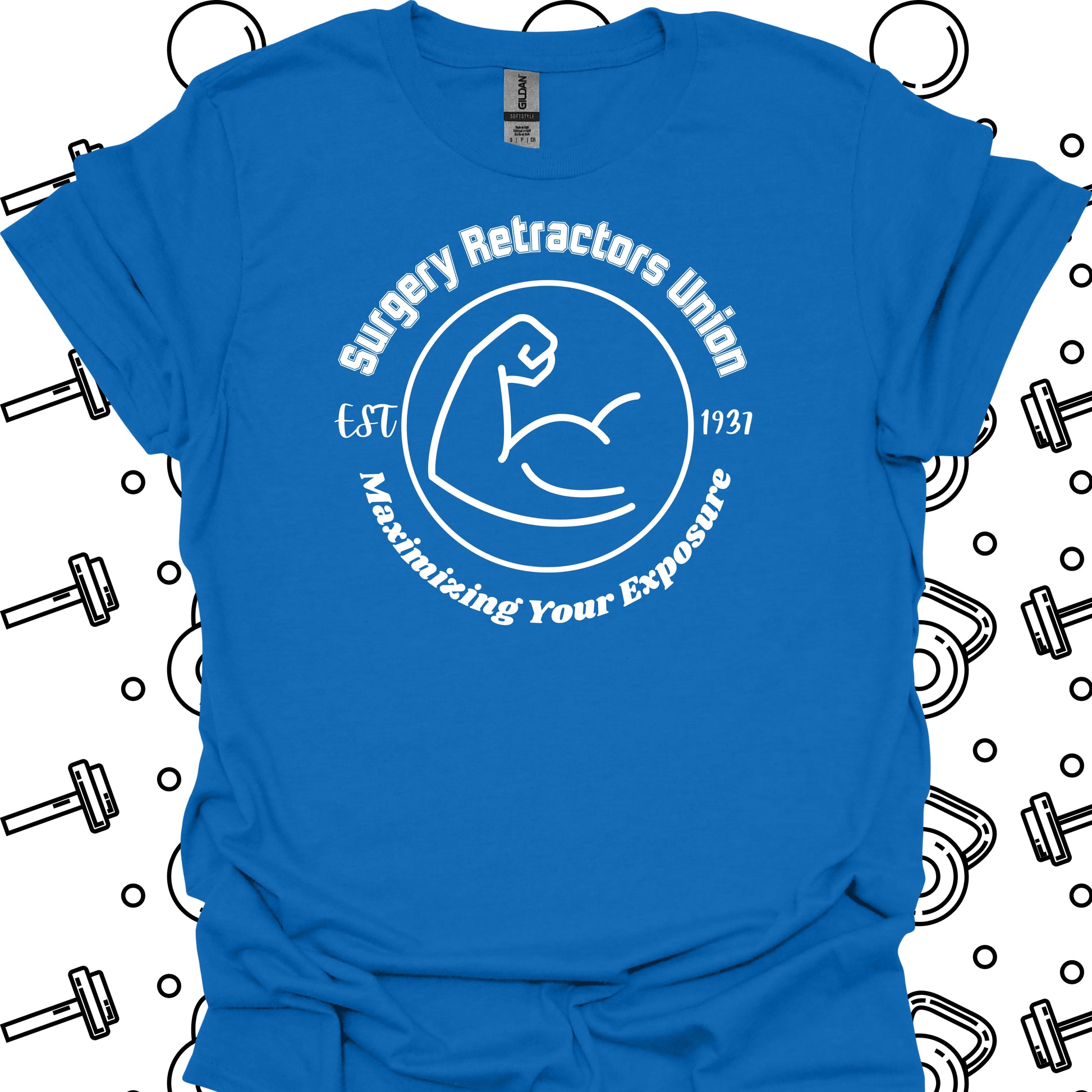 Surgical Retractors Union Surgery Humor T-Shirt-Royal-Health Gear Shop