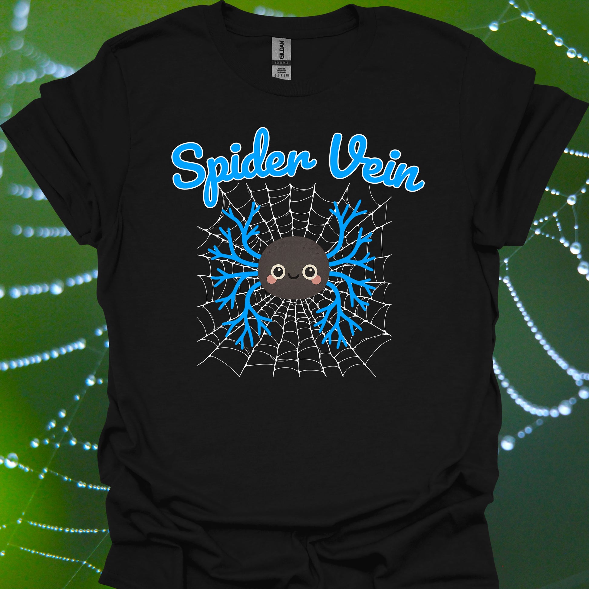 Spider Vein T-Shirt – Funny Vascular Varicose Vein Nurse T-Shirt - Health Gear Shop