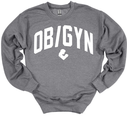 Varsity Style OB/GYN Medical Gift Crewneck Sweatshirt