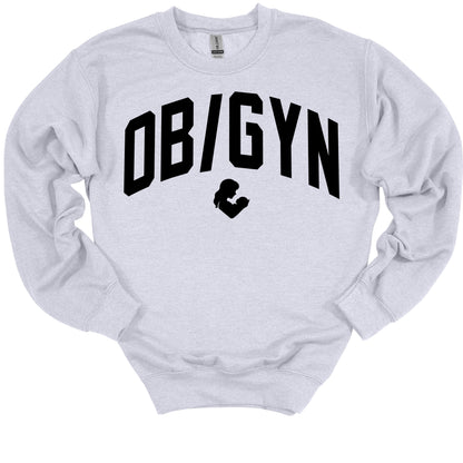 Varsity Style OB/GYN Medical Gift Crewneck Sweatshirt