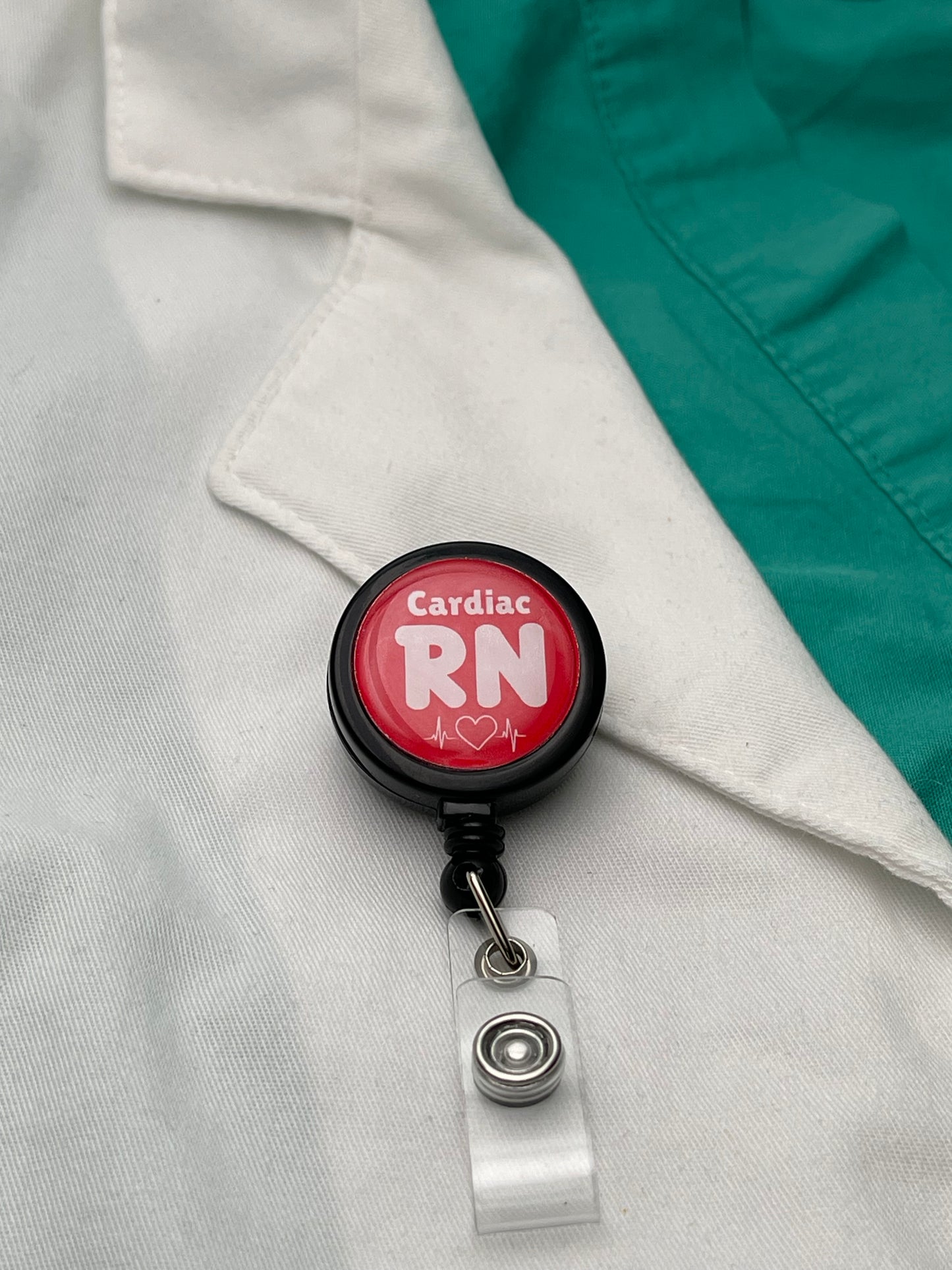Cardiology RN ID Badge Reel-Health Gear Shop