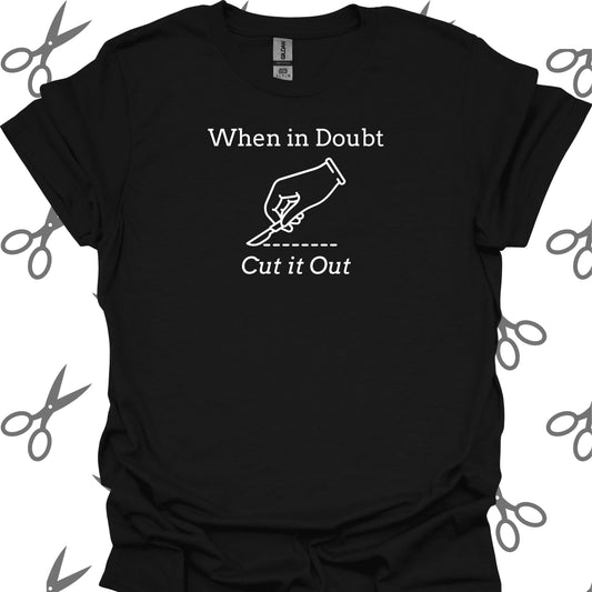 Cut it Out Surgery T-Shirt-Black-Health Gear Shop
