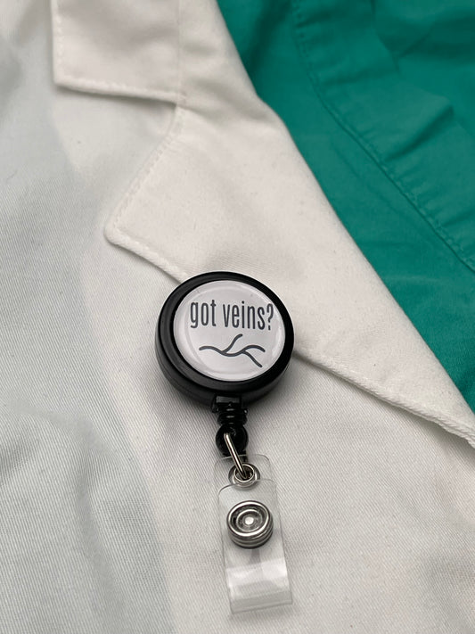 Got Veins? - Varicose Veins Vascular Surgery ID Badge Reel
