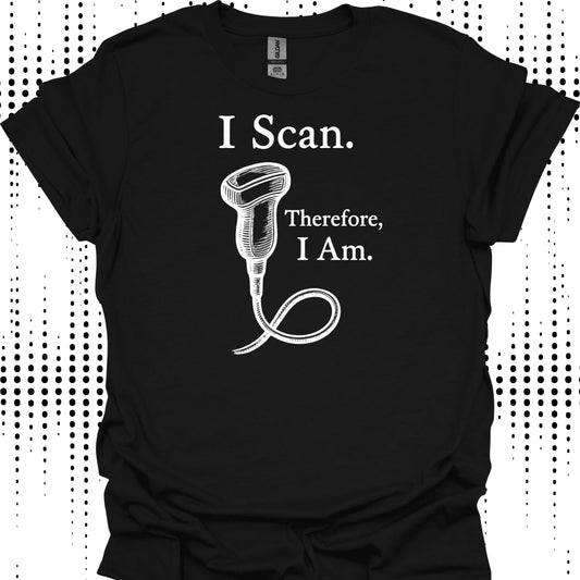 I Scan Ultrasound T-Shirt – Perfect for Sonographers-Black-Health Gear Shop