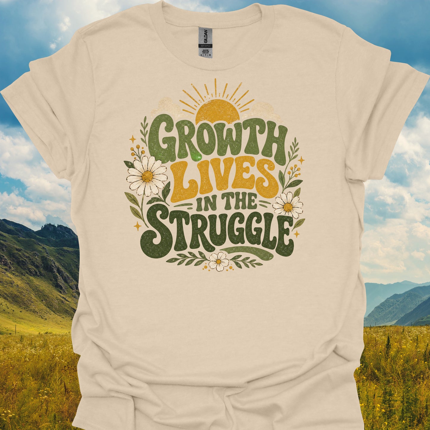 Inspirational Struggle Journey Mental Health Wellness T-Shirt