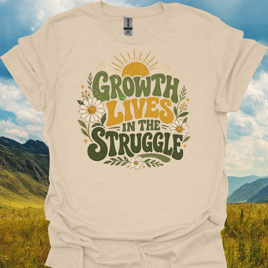 Inspirational Struggle Journey Mental Health Wellness T-Shirt