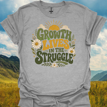 Inspirational Struggle Journey Mental Health Wellness T-Shirt