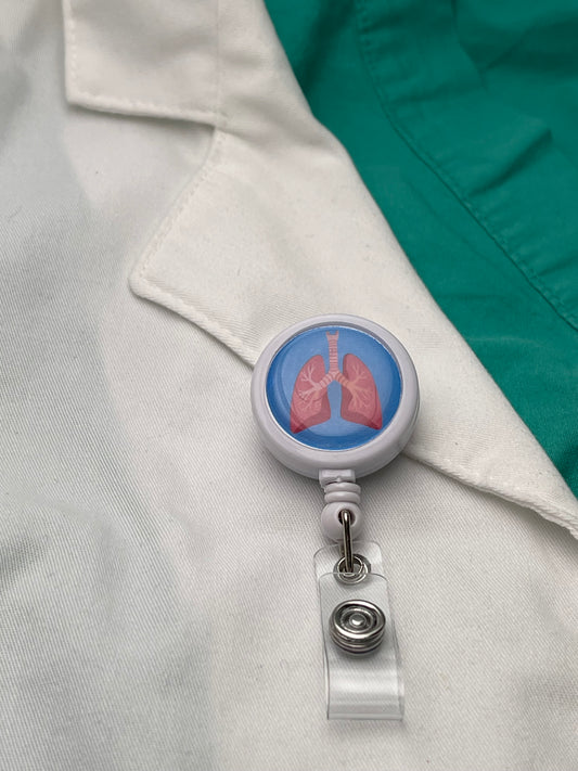Pulmonology & Respiratory Therapy ID Badge Reel-Health Gear Shop