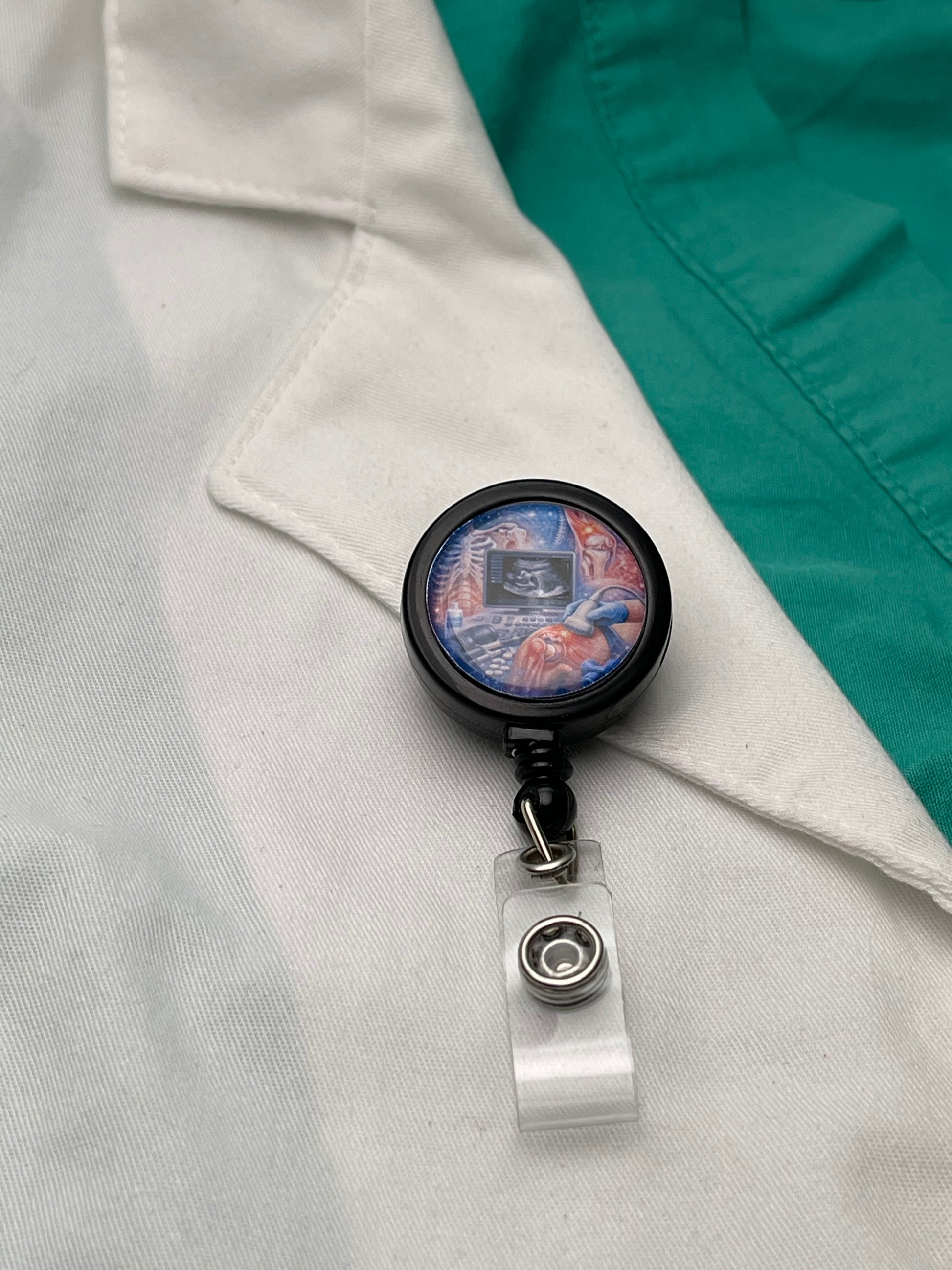 MSK Ultrasound Sonographer ID Badge Reel-Health Gear Shop