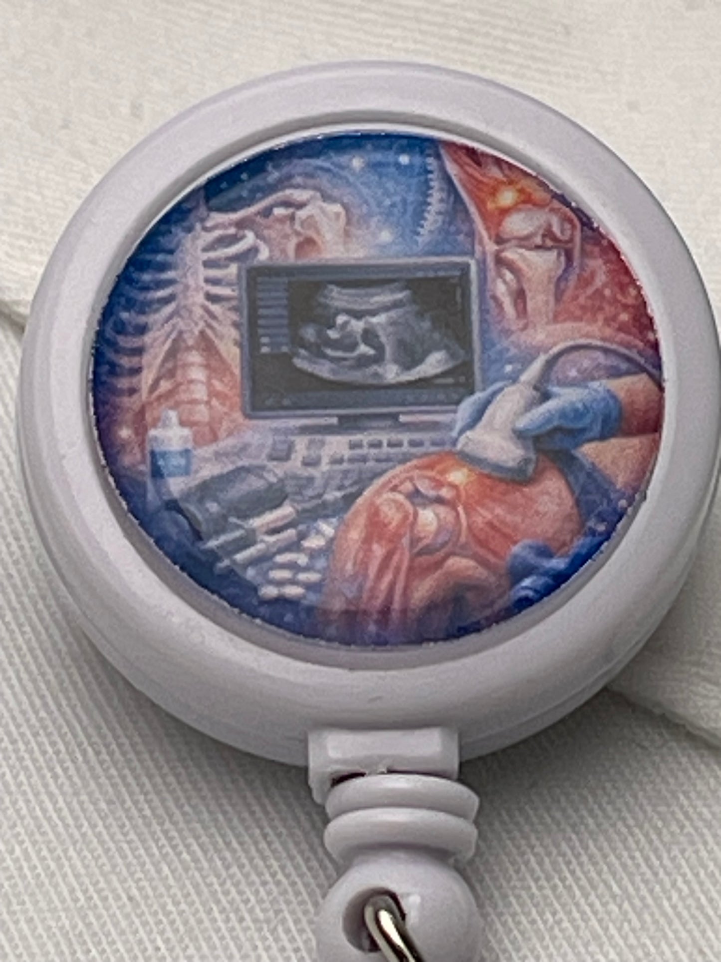 MSK Ultrasound Sonographer ID Badge Reel-Health Gear Shop