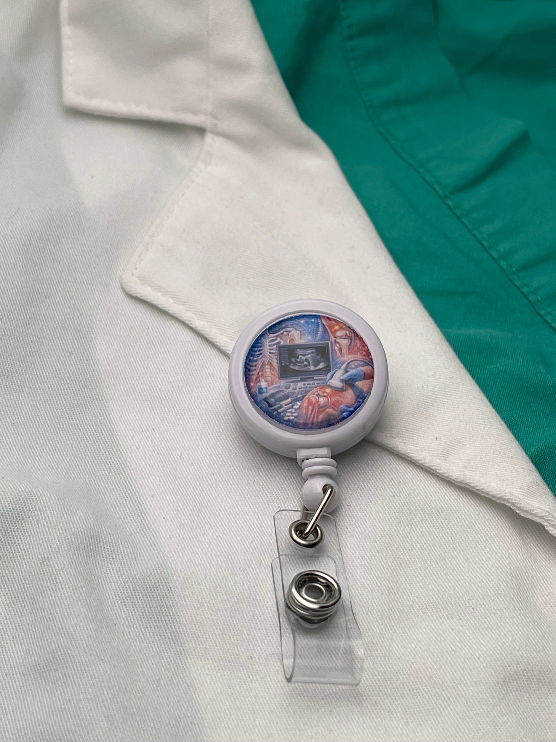 MSK Ultrasound Sonographer ID Badge Reel-Health Gear Shop