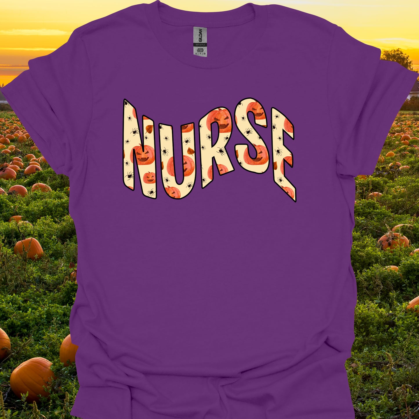 Nurse Jack-o-Lantern Halloween T-Shirt