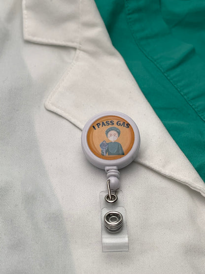 Anesthesia Funny Medical ID Badge Reel-Health Gear Shop