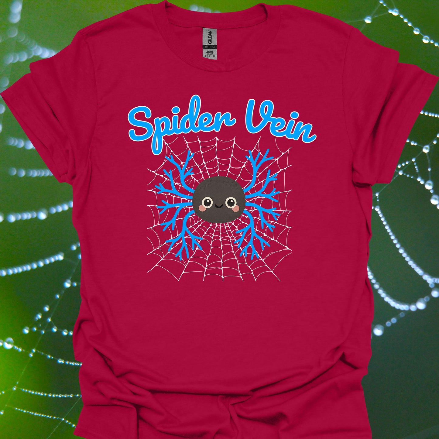 Spider Vein T-Shirt – Funny Vascular Varicose Vein Nurse T-Shirt - Health Gear Shop