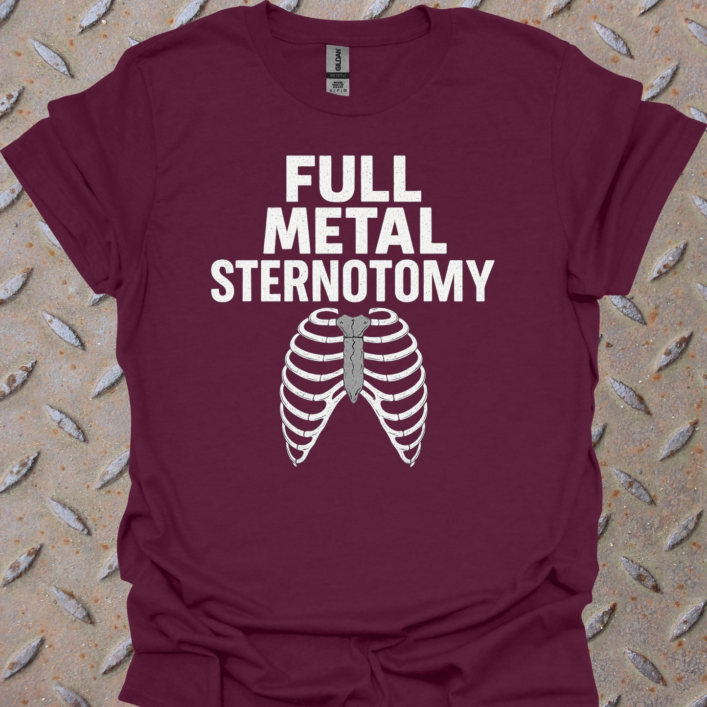 Full Metal Sternotomy Cardiac Surgery T-Shirt