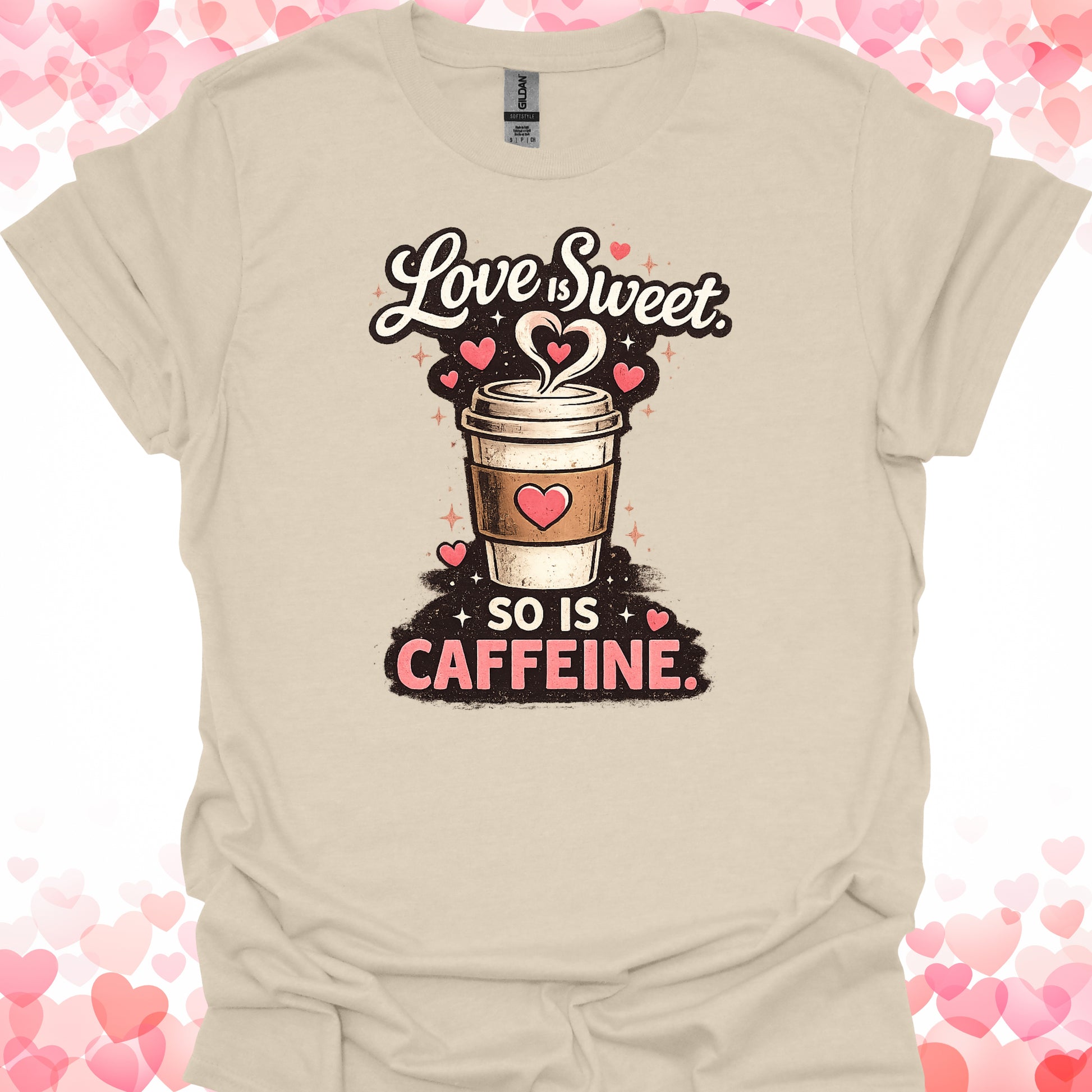 Love is Sweet Valentine's Day Nurse T-Shirt-Natural-Health Gear Shop