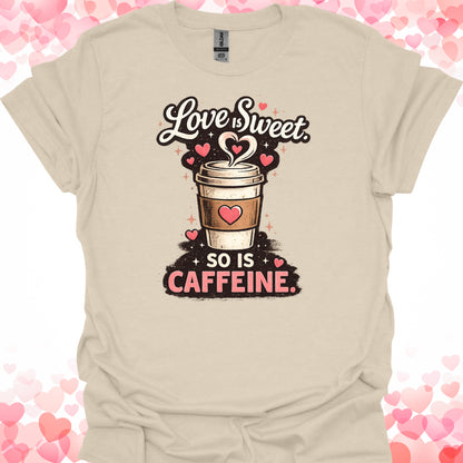 Love is Sweet Valentine's Day Nurse T-Shirt-Natural-Health Gear Shop