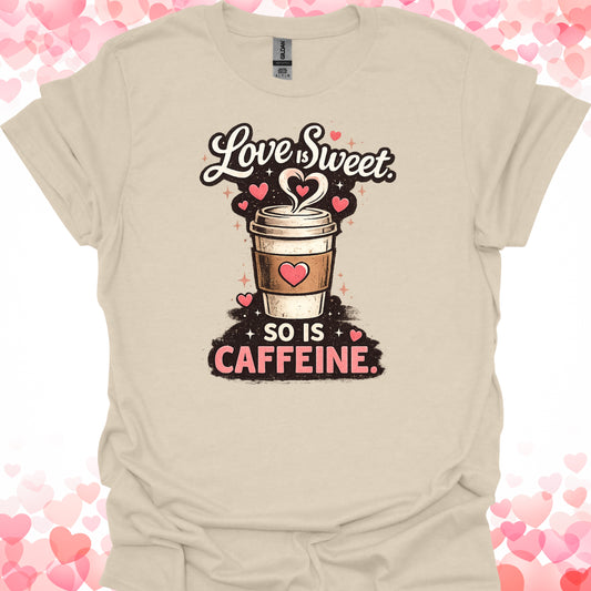 Love is Sweet Valentine's Day Nurse T-Shirt-Natural-Health Gear Shop