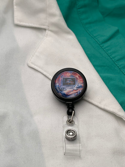 Vascular Ultrasound Sonographer ID Badge Reel-Health Gear Shop